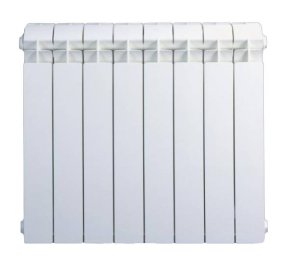 Радиатор алюминиевый Global VOX EXTRA 500 12 секций боковое подключение (белый RAL 9010), 83547