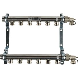 Распределительный коллектор РЕХАУ HLV на 6 групп нерж. Сталь