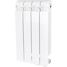 Радиатор алюминиевый Global VOX- R 500 4 секции нижнее правое подключение (белый RAL 9010), 169528