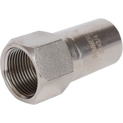 Вставка переходная НПр-ВР ROMMER 28х3/4 из нержавеющей стали прессовой