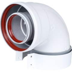 Коаксиальный отвод Baxi 90° для всех котлов кроме ECO Classic / ECO Nova, диам. 60/100 мм, MT71410142