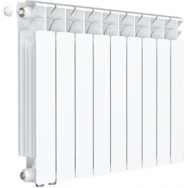 Радиатор биметаллический RIFAR BASE VENTIL 500 9 секции BVRL нижнее правое подключение (белый RAL 9016), 1RB50.VС-9