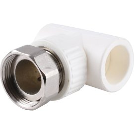 Тройник Kalde комбинированный с накидной гайкой 32х1 1/4, 3222-tut-321a00