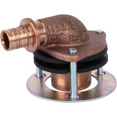 Угольник настенный РЕХАУ RAUTITAN для гипсокартонных плит 16-Rp1/2x28 RX+ для труб из сшитого полиэтилена аксиальный