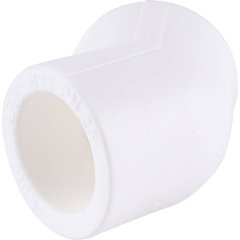 Угольник 45* Kalde d=25 для полипропиленовых труб под сварку (цвет белый)