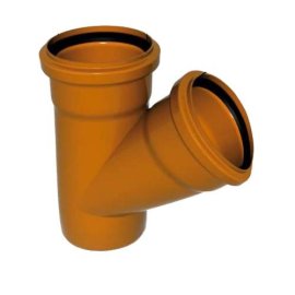 Тройник Sinikon D160x160x45° для наружной канализации, 20350.R.B