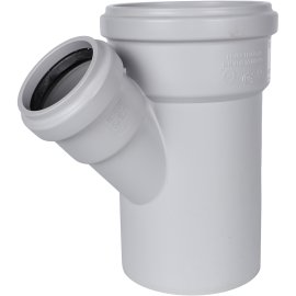 Тройник канализационный бесшумный STOUT D 110 x 58 / 45°