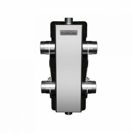 Гидравлический разделитель GIDRUSS GRSS-80-32.EPP (нерж., до 80 кВт, G 1, корпус 80х80x2 ст.08Х18Н10, EPP-термоизоляция), GR 80GAT 04
