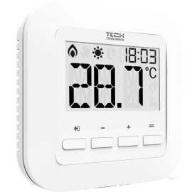 Комнатный регулятор проводной (белый) TECH ST-295v3, WG.11.0473