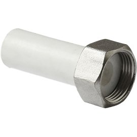Штуцер Pro Aqua d=32-1.1/4 PP-R с накидной гайкой Серый, PA70016G