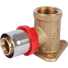 Водорозетка TIEMME (H=40мм) 20x1/2, 1650088