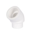 Угольник Политэк d=32 45* внутр./наруж.  для полипропиленовых труб под сварку (цвет белый), 9422003245