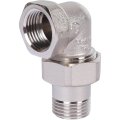 Разъемное угловое соединение STOUT американка ВН, никелированное 1/2, SFT-0059-000012