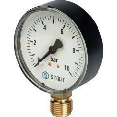 Манометр радиальный STOUT 80 мм