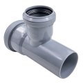 Тройник ВК ПП 50/40х87, серый,РТП