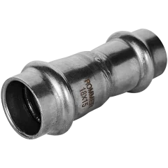 Муфта ROMMER переходная, 18х15, из нержавеющей стали прессовой