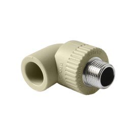 Угольник комбинированный Pro Aqua d=32-3/4 PP-R НР Серый, PA27016PG