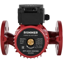 Насос циркуляционный фланцевый трехскоростной ROMMER RPF 50-60F 380V