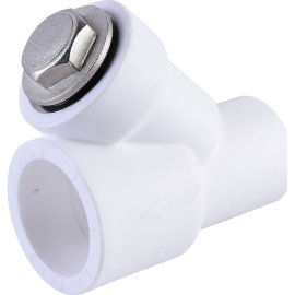 Фильтр Политэк d=40 для полипропиленовых труб под сварку (ВН-НР) (цвет белый), 9100314001