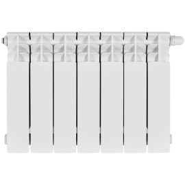 Радиатор биметаллический STOUT TITAN VENTIL 350 7 секций нижнее правое подключение, SRB-3320-035007