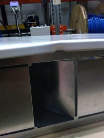 Уцененный товар (замятие дверцы   (БОЙ СКЛАДА)): Шкаф распределительный встроенный STOUT 8-10 выходов (ШРВ-3) 670х125х746