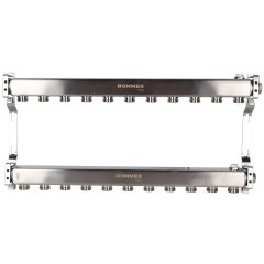 Коллектор из нержавеющей стали ROMMER для радиаторной разводки 11 выходов