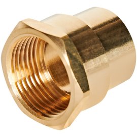 Переход JINTIAN ВП-ВР 22x3/4 из латуни под пайку, JT-142702234