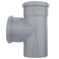 Тройник ВК ПП 110/110х87, серый,РТП