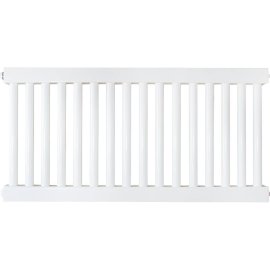 Трубчатый стальной радиатор КЗТО РС 1-500-16 секций 1/2 боковое подключение RAL9010, РС15001612RAL9010