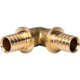 Угольник STOUT 90° 25 для труб из сшитого полиэтилена аксиальный, SFA-0007-000025