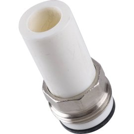 Штуцер Kalde с гайкой наружная резьба для полипропиленовых труб 25х1, 3252-tnm-251000