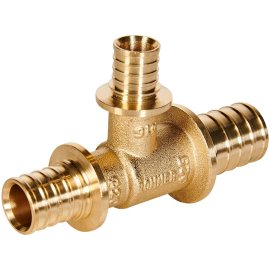 Тройник переходной ROMMER 25x16x20 для труб из сшитого полиэтилена аксиальный, RFA-0014-251620