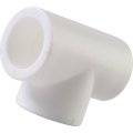 Тройник Политэк d=25 для полипропиленовых труб под сварку (цвет белый), 9000000425