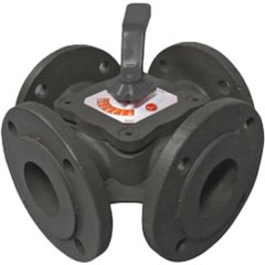 4-х ходовой фланцевый смесительный клапан BARBERI PN6