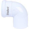Отвод Vaillant 90 DN 80 белый, 300818