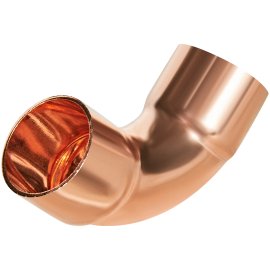 Отвод JINTIAN 90° ВП-ВП 18 из меди под пайку, JT-15002A18E