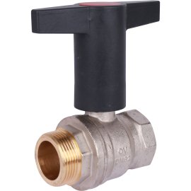 Кран шаровой OVENTROP Optibal с пласмас. Маховиком, ВР-НР 1 1/4, 1077310