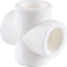 Крестовина Kalde d=32 для полипропиленовых труб под сварку (цвет белый), 3212-crs-320000