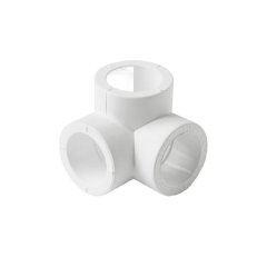 Тройник двухплоскостной Pro Aqua d= 25 PP-R Белый, PA17310P