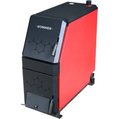 *RSB-1110-000031 ROMMER Котел твердотопливный 31 кВт с возможностью установки ТЭНа, терморегулятора/турбокомплекта, пеллетной горелки