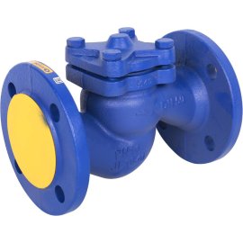 Клапан обратный подъемный ZETKAMA 287A Ду50 Ру16 фланцевый из чугуна, 287A050C31