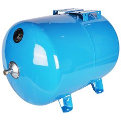 Расширительный бак STOUT STW-0003 гидроаккумулятор 100 л. горизонтальный (цвет синий)