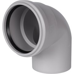 Отвод канализационный бесшумный STOUT D110х87,5°, SKB-0012-011087