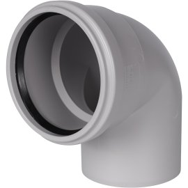 Отвод канализационный бесшумный STOUT D110х87,5°, SKB-0012-011087