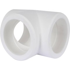 Тройник Kalde d=110 для полипропиленовых труб под сварку (цвет белый)