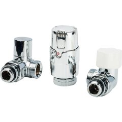 Термостатический комплект LUXOR 1/2 EK угловой левосторонний KT 273/A