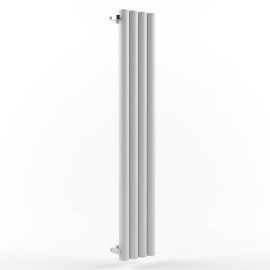 Радиатор стальной трубчатый STOUT Warmmet Power 76V длина 750 мм секций 4 цвет RAL 9016  тип подключения: нижнее левое, PV.76.750.4.316.BL.9016