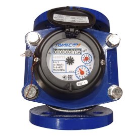 Счётчик х/в турбинный Сантехкомплект Пульсар Т Ду 50 Ру16 40С L=200мм фл 40 м3/ч, Н00003871