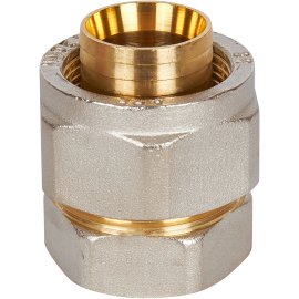 Переходник STOUT с наружной резьбой 1 1/4 х32 для металлопластиковых труб винтовой, SFS-0001-011432