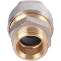 Фитинг Meibes резьбовой латунный Plus для стальных труб 1/2”*3/4” НР, F13063